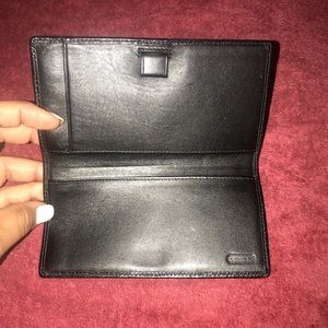 Coach Checkbook Cover